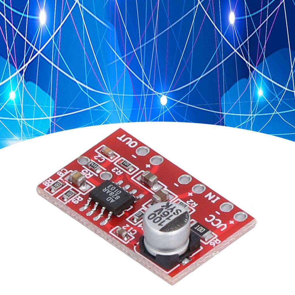 ขยายโมดูลบอร์ดประสิทธิภาพที่มั่นคง AD828 สำหรับเครื่องดนตรี