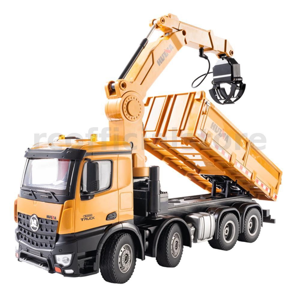 1538 1/14 2.4G 26CH Semi-alloy รีโมทคอนโทรลรถ Grabbing ไม้ Dump รถบรรทุก 3-in-1 รุ่น RTR