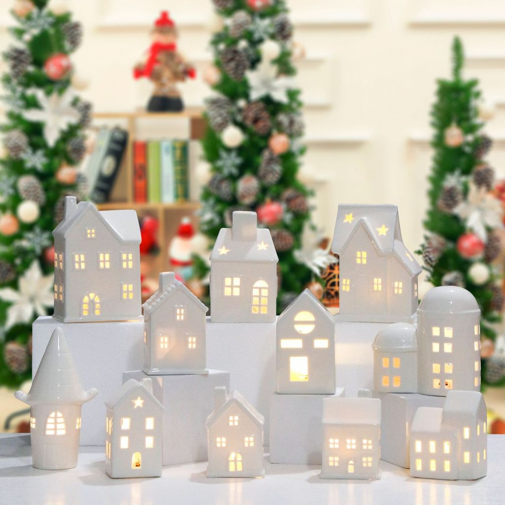 ของขวัญเล็กๆ: เซราamicเล็กๆ สำหรับคริสต์มาส งานหัตถกรรม สร้างบรรยากาศการตกแต่งที่อบอุ่น