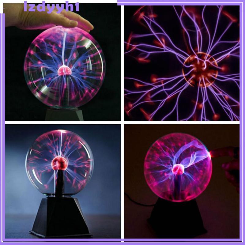 [JoyDIY] Glass Plasma Ball Lighting Glitter Globe Sphere Table Lamp Touch Activated