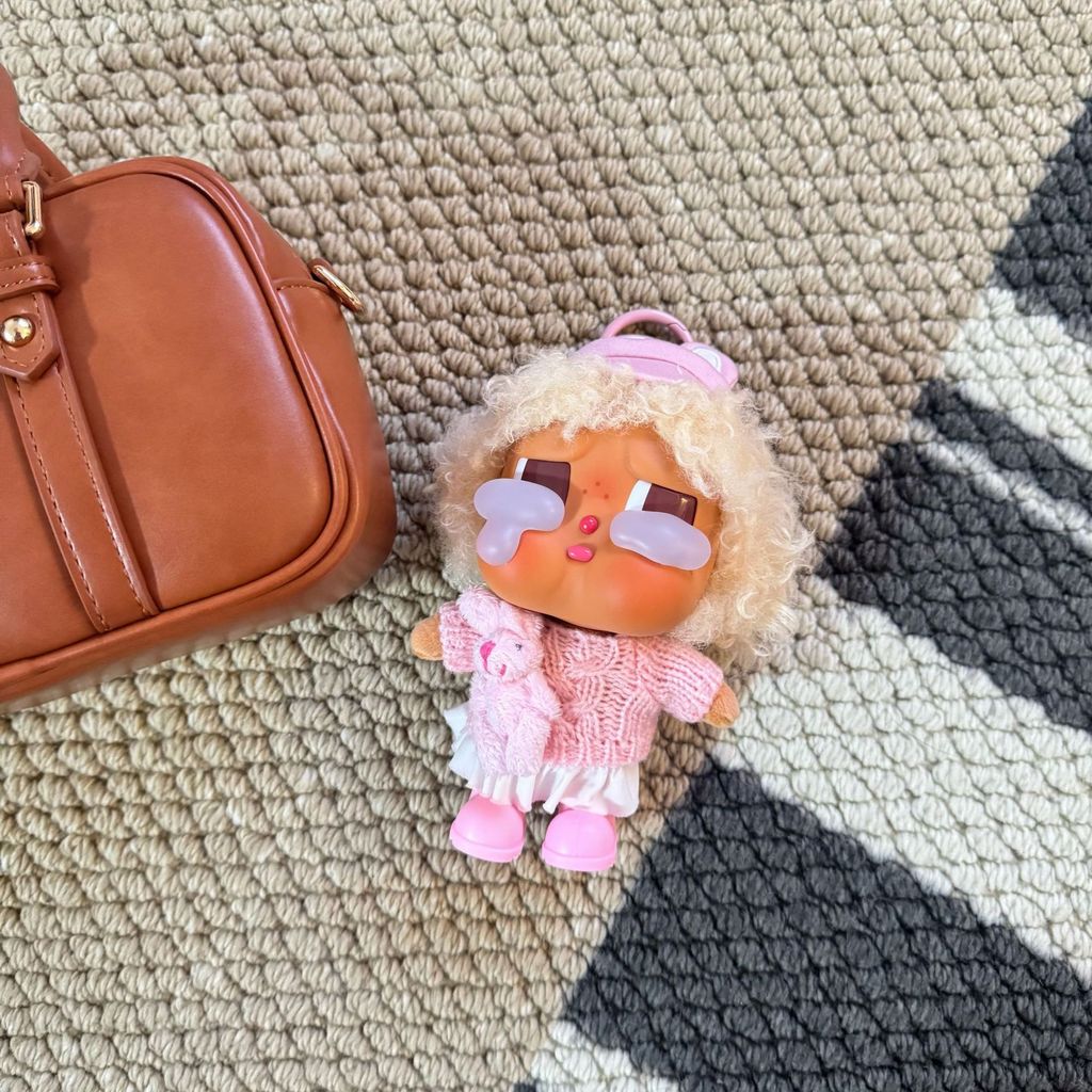 สําหรับ CRYBABY Vacation Mode On เสื้อกันหนาวชุดรองเท้าสําหรับร้องไห้เด็ก labubu 17 ซม. ชุดตุ๊กตาอุปกรณ์เสริม - รูปที่ 3