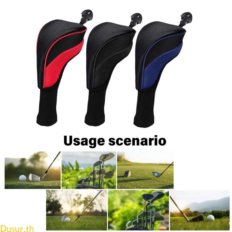 Head Cover สำหรับไม้เหล็กกอล์ฟ ปกหัวไม้กอล์ฟ พร้อมคุณภาพการป้องกันที่ดี