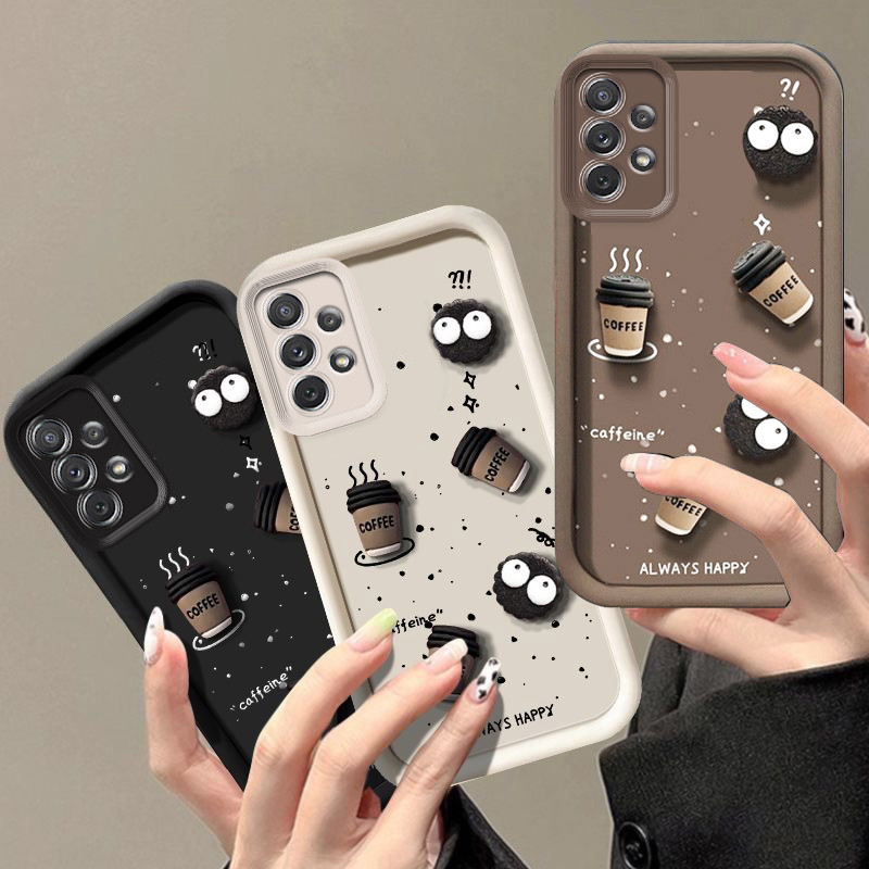 เคส Samsung a72 5G เคส Samsung a73 5G เคสโทรศัพท์ถ้วยกาแฟ 3D