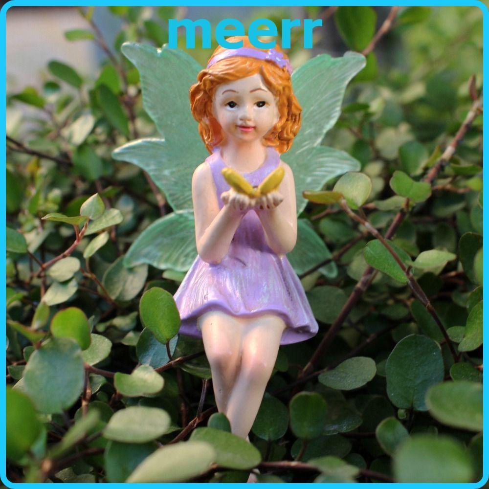 MEERR Garden Micro Landscape Decorato, Luminous Garden Accessories Fairy Ground เครื่องประดับ,น่ารัก
