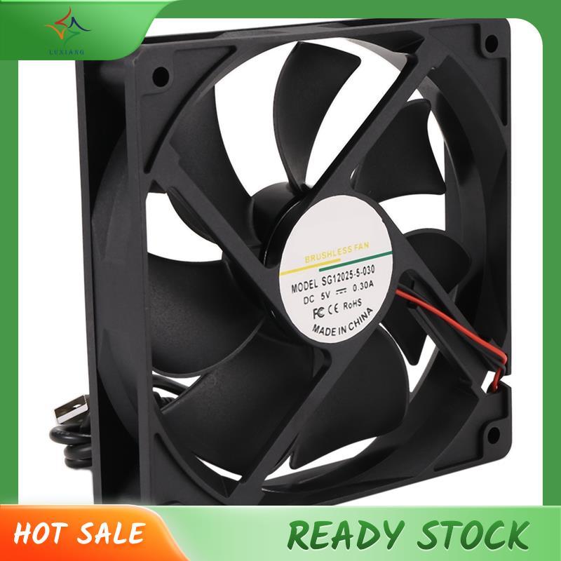 [luxiang.th] พัดลมระบายความร้อน USB 5V 2000RPM 12CM เครื่องทําความเย็นความเร็วสูงสําหรับ Iceriver KS