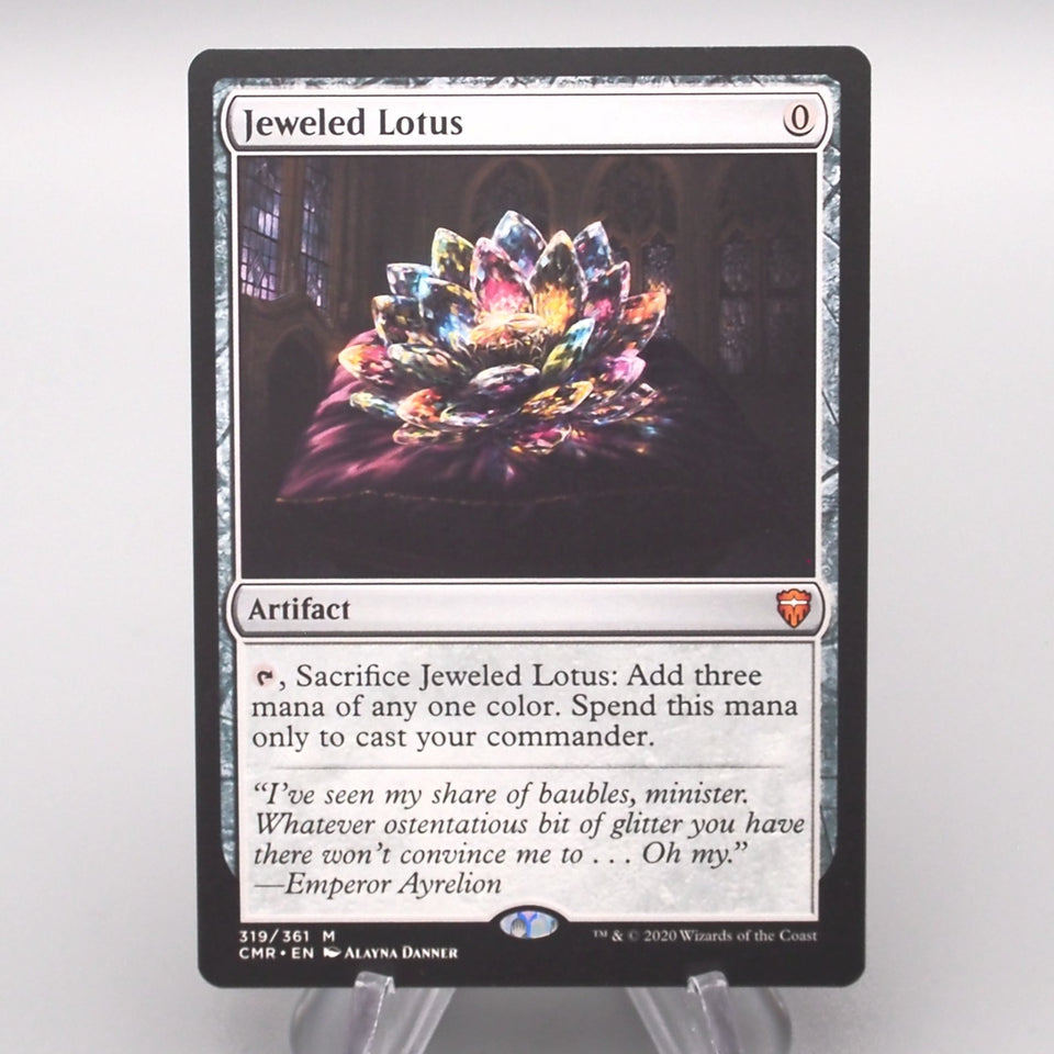 MTG Magic the Gathering Jeweled Lotus CMR 319/361 Foil MINT 2020 Japanese s733
