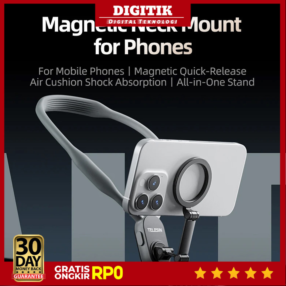 DIGITIK - TELESIN สายคล้องคอแม่เหล็กสําหรับสมาร์ทโฟน - MNM-001