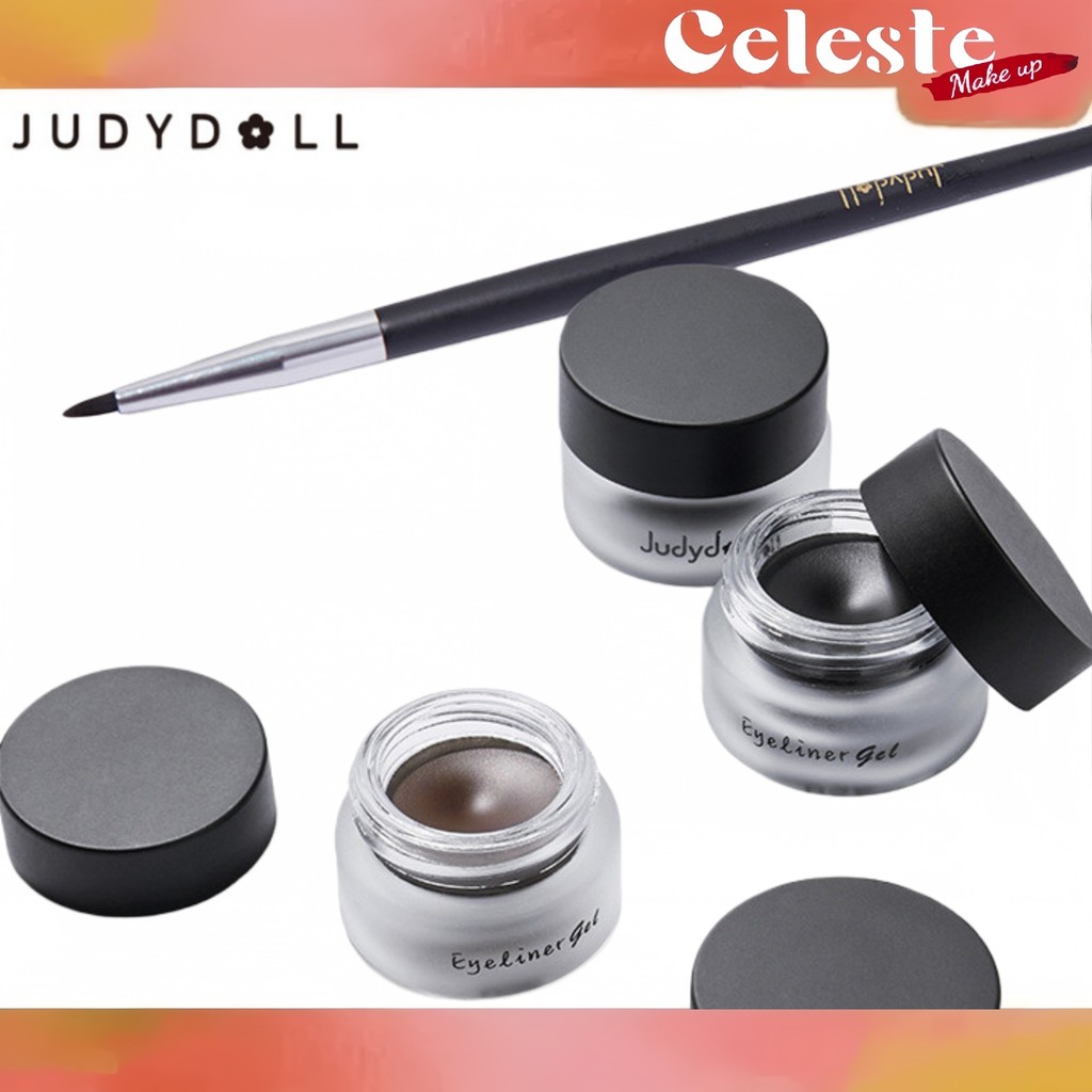 Judydoll Eyeliner Cream อายไลเนอร์ติดทนนาน Smooth And Rich Color Long-Lasting Smooth And Waterproof Eyeliner Quick Dry Thin Eyeliner