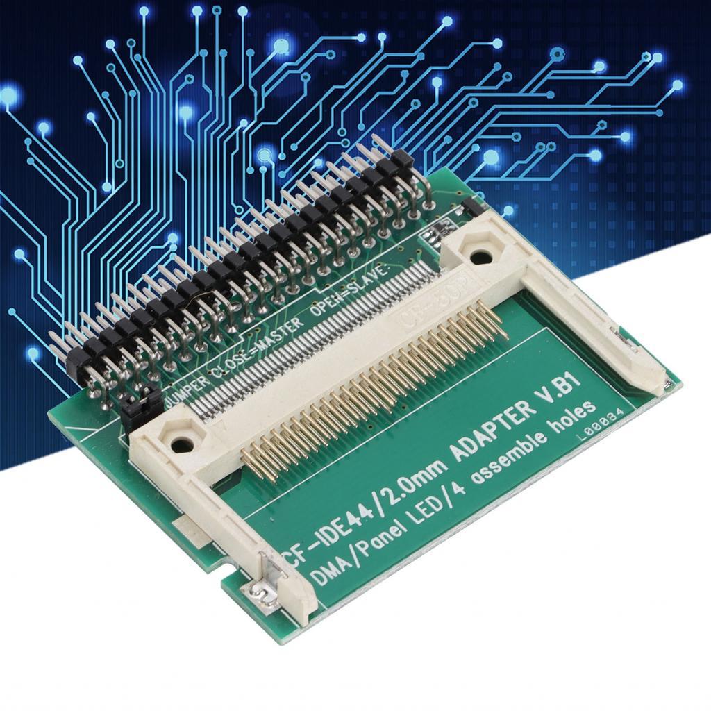 Riser Card CF To IDE 44 Pin DMA สะดวกสําหรับ Win98 Linux DOS