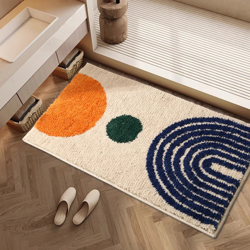 VIKAMA Modern Carpet Bath Absorbent Non-Slip Mat Home Entrance Mat, Foot Mat, Bedroom, Kitchen Door 