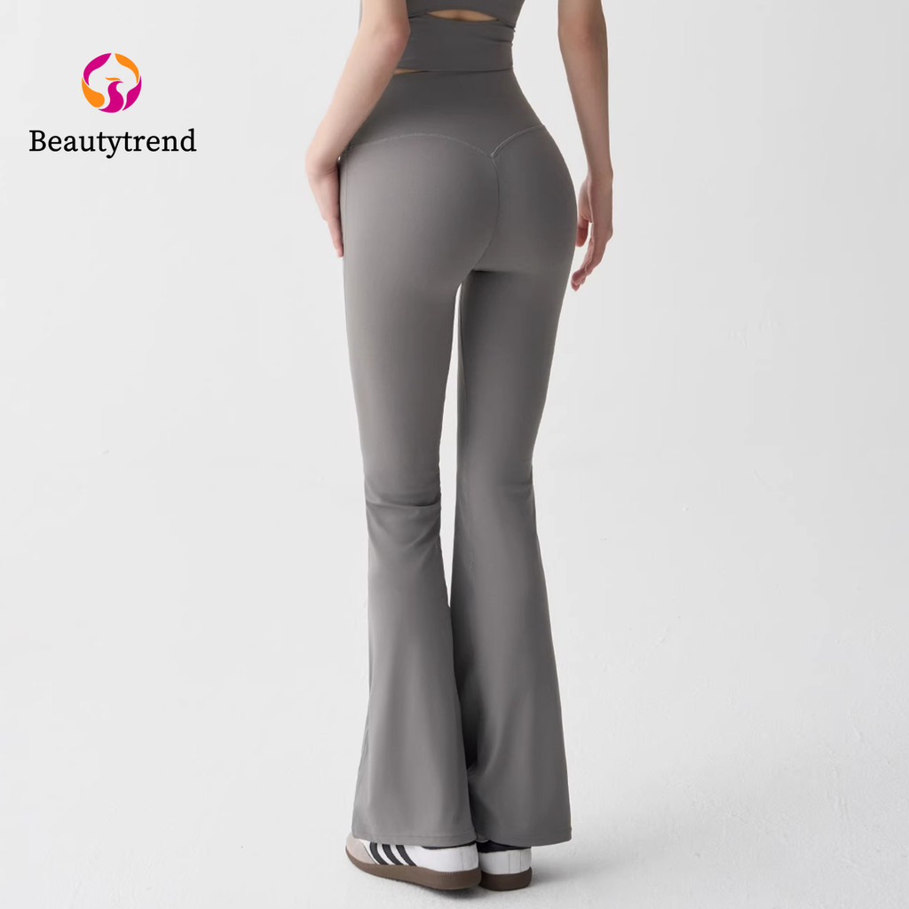 【Beautytrend】กางเกงกีฬาทรงกว้าง เพิ่มเสนห์ที่หน้าท้องและสะโพก สำหรับโยคะและฟิตเนส