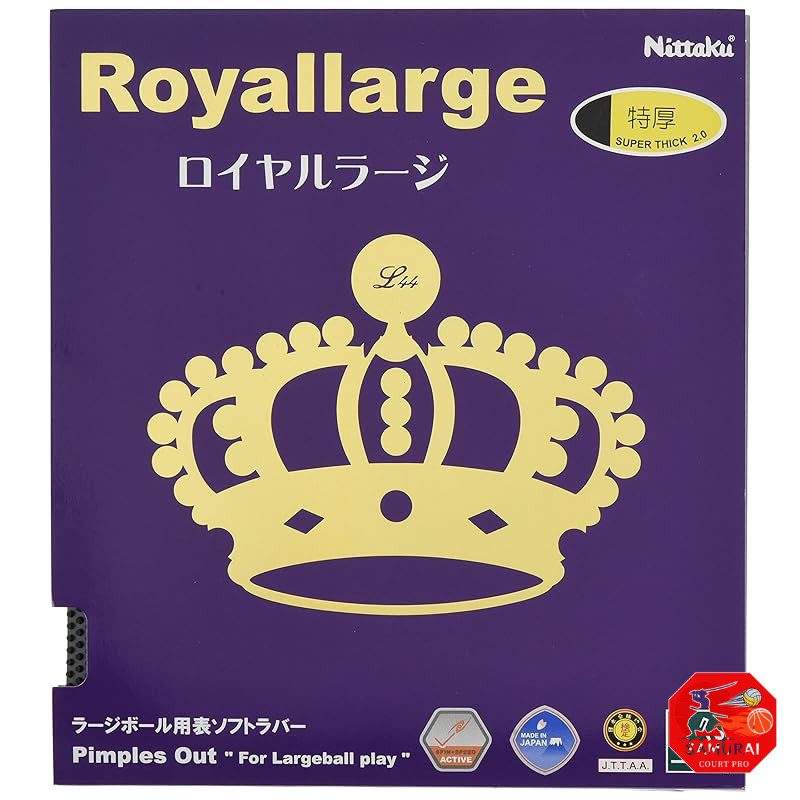 Nittaku Table Tennis Rubber Royal Large Large Ball Speed NR-8559 Red MAX  
Nittaku Table Tennis Rubb