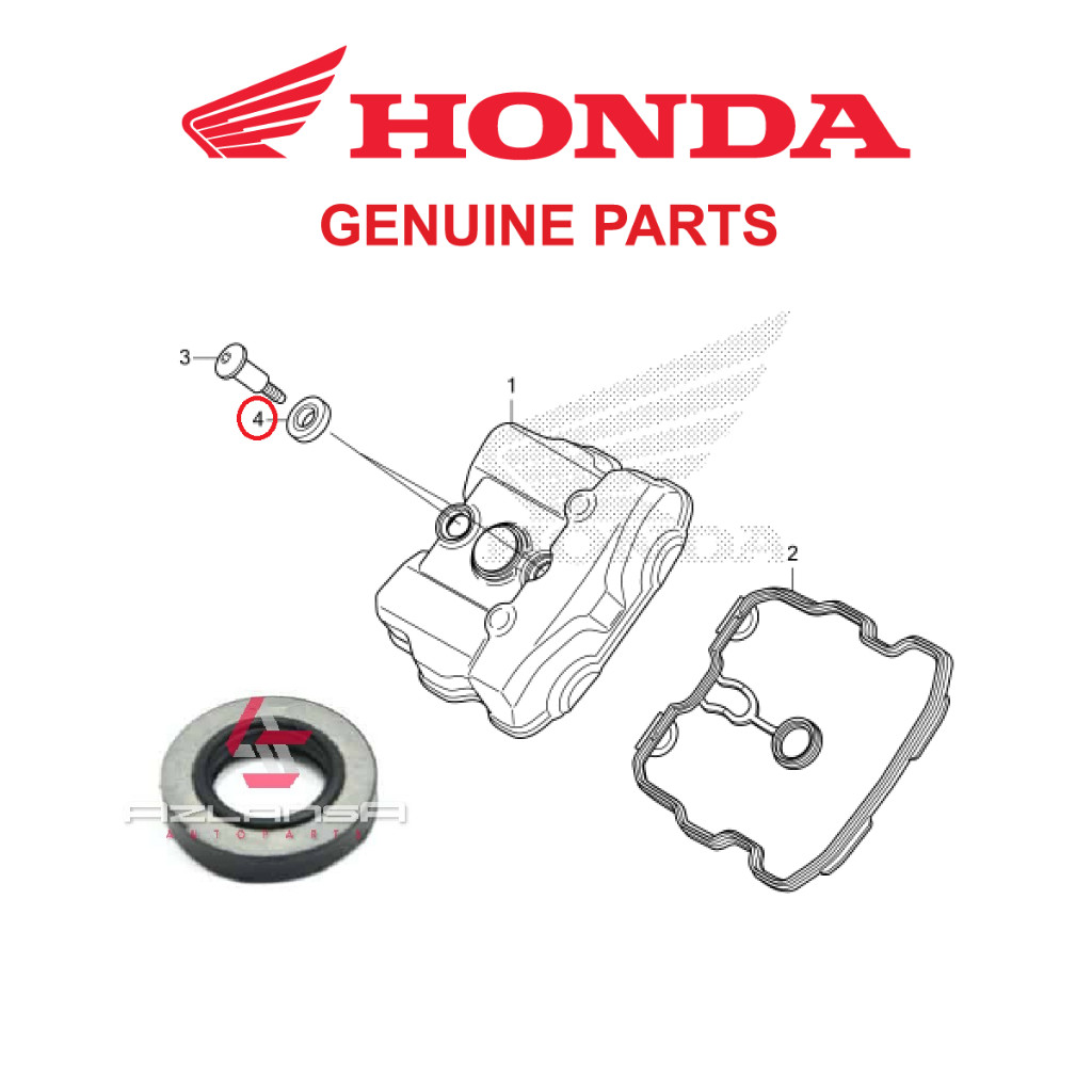 ยางยึด ( 90543-MV9-670 ) RS150R V1 V2 V3, RS-X V1 V2 & CBR150R 💯 อะไหล่