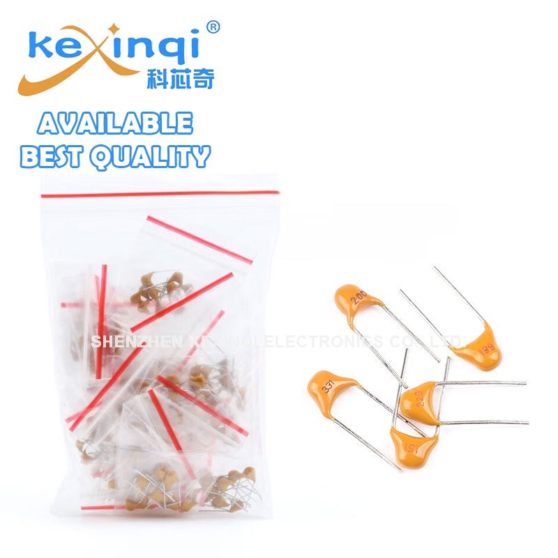 180pcs 18 ค่า*10pcs เสาหินเซรามิค Capacitor 20pF ~ 1uF คละชุด DIY 105 447 334 224 104 473 333 223 10
