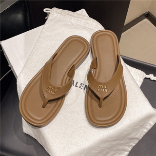 JIE HOME รองเท้าเเฟชั่นผู้หญิง เเต่งทรงสวยหรู รองเท้าเเตะเเฟ…