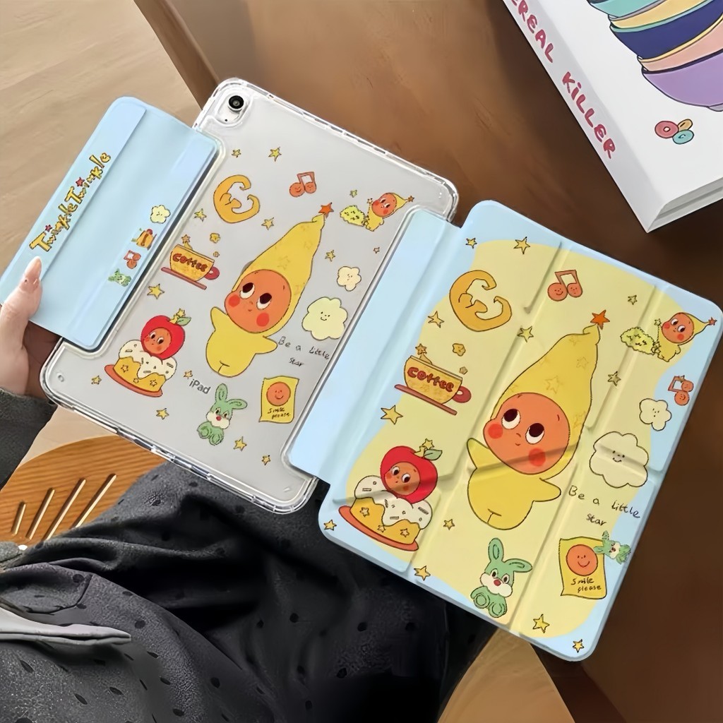 เคส iPad รูปตัว Y ลาย Twinkle Twinkle สุดน่ารัก เข้ากันได้กับ iPad Air 7 11 นิ้ว Air 4/5/6/7 Pro 11 