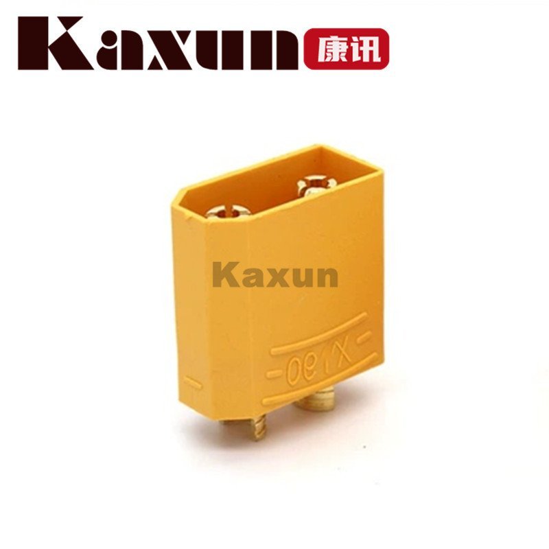 X XT90 ปลั๊กรุ่นเครื่องบินปลั๊กกระแสไฟสูงทนอุณหภูมิสูงแบตเตอรี่ลิเธียมขั้วต่ออิเล็กทรอนิกส์ XT90 ชาย