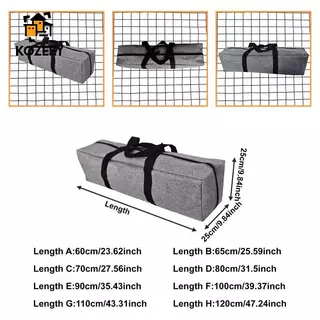 [KOZEEY] Camping Storage Bag กระเป๋าถือยาวพร้อมที่จับกระเป๋าเดินทางกระเป๋าถือซิปสําหรับ Mat Canopy Rollup