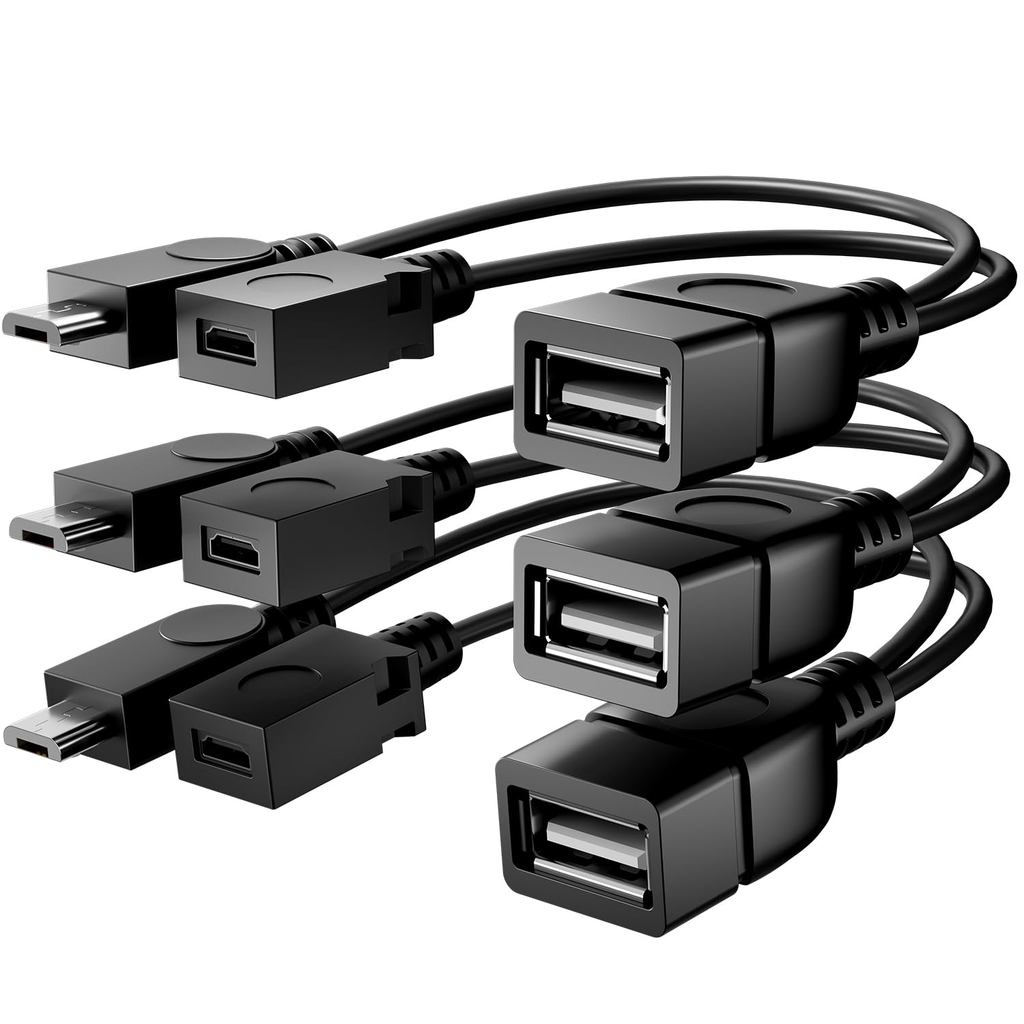 สาย OTG สําหรับ fire Stick, สาย Micro OTG สําหรับ Samsung Galaxy, Fire TV, ใช้งานร่วมกับ LG HTC โทรศ