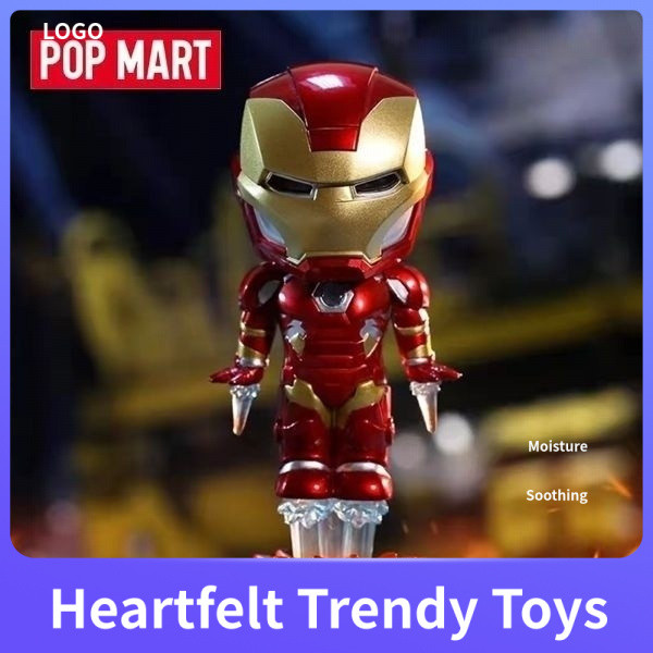 ของแท้ POPMART POPMART Marvel Avengers Series Figures Mystery Box Toy ฟิกเกอร์อินเทรนด์