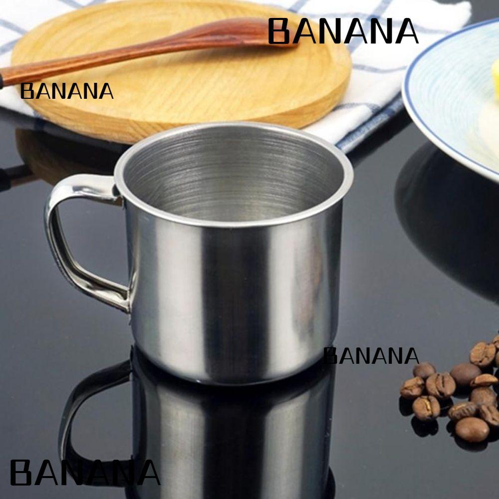 BANANA1 200ml แก้วกาแฟโลหะดื่ม Tumbler Pint สแตนเลส