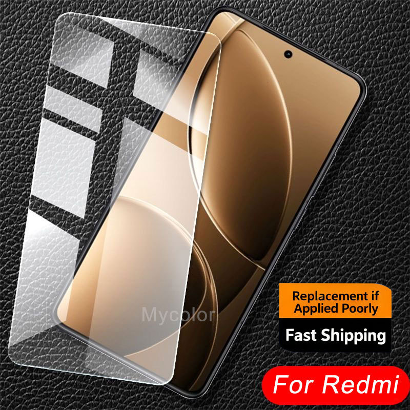 ฟิล์มกระจก ใช้สำหรับ Redmi Turbo 4 3 A5 A4 A3 A3x A2 A2+ A1 A1+ K90 Pro Max K80 K70 K70E K60 K60E K5