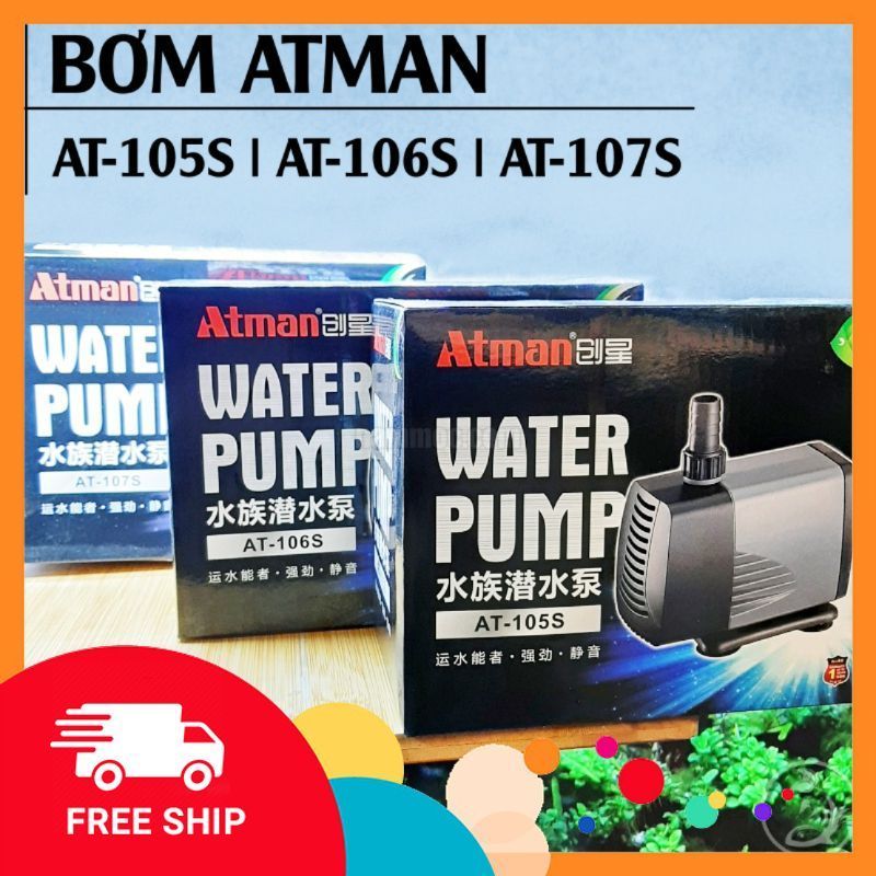 Atman AT-105S PUMP | 106S | 107ส – ปั๊มทรงพลังประหยัดพลังงานทนทานสุดสําหรับตู้ปลาเห็ด ก้อย