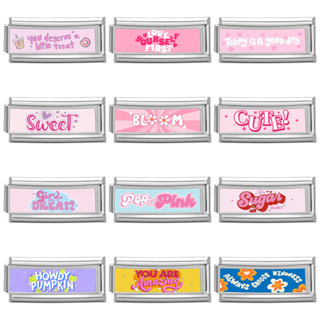 อุปกรณ์เสริมสร้อยข้อมือสแตนเลสแบบ.charms strip photo สำหรับก…