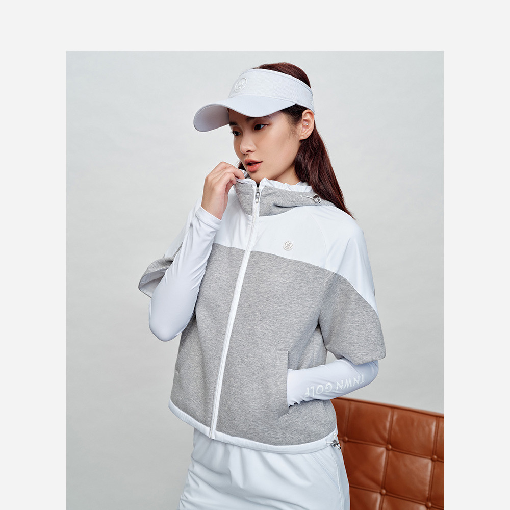 เสื้อแจ็คเก็ตมีฮู้ดผู้หญิงจาก Teenee Weenie Golf Bear Golf Series แบบสั้น สไตล์ใหม่สำหรับฤดูหนาว