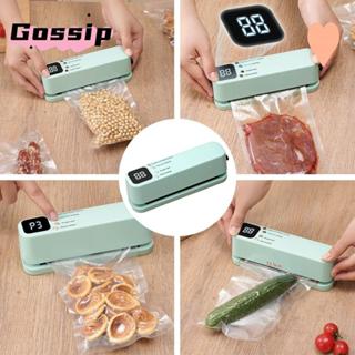 GOSSIP ซีลสุญญากาศ|ถนอมอาหารไร้สาย เครื่องซีลสูญญากาศขนาดเล็…