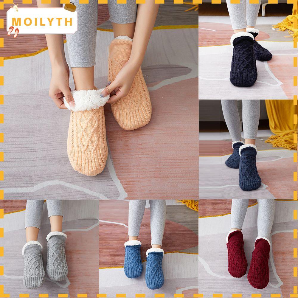 MOILYTH Flip Flops Shoes Indoor Winter Adult Warm Bedroom Sandals