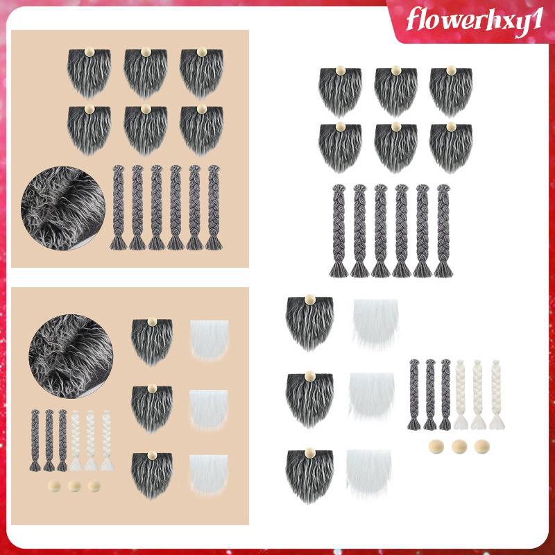 ชุดคอสเพลย์ Gnome พร้อมเคราและจมูกไม้สำหรับการแต่งตัวและการประดิษฐ์