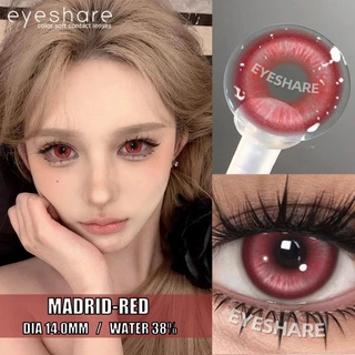 Eyeshare คอนแทคเลนส์ MADRID ซีรีย์คอสเพลย์ สีแดง/ม่วง/สีฟ้า/สีเขียว/สีเหลือง คอนแทคเลนส์ 2 ชิ้น ใช้ได้หนึ่งปี