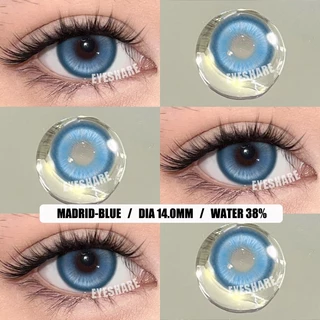 Eyeshare คอนแทคเลนส์ MADRID ซีรีย์คอสเพลย์ สีแดง/ม่วง/สีฟ้า/สีเขียว/สีเหลือง คอนแทคเลนส์ 2 ชิ้น ใช้ได้หนึ่งปี