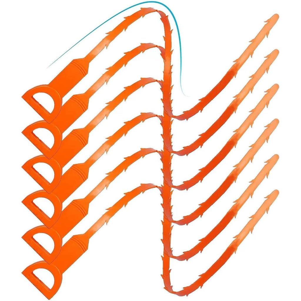 6 Set of Items 25 Inch(about 50.6 cm)Drain Blockage Removal Tool,Sink Snake Cleaning Drain Spiral Se
