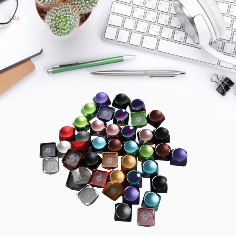 Shas 1PC สําหรับ Creative Keycap XDA Profile Aluminium สําหรับฝาครอบกุญแจสําหรับคีย์บอร์ดแบบกลไก