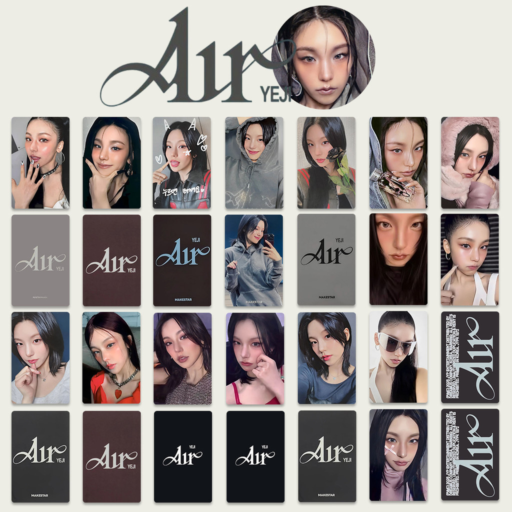 ITZY บันได YEJI YEJI Solo สินค้า AIR อัลบั้ม Photocard WM Bonus Card รุ่น PB Photocard SW MS