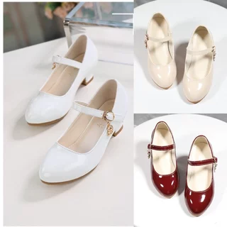 Shoe1522- รองเท้าคัชชูเด็ก รองเท้าคัชชูเด็กโต สวยเรียบหรู ใส่สบาย (ความยาวที่แจ้งไว้คือวัดจากพื้นภายใน ให้ใช้ความยาวเ...