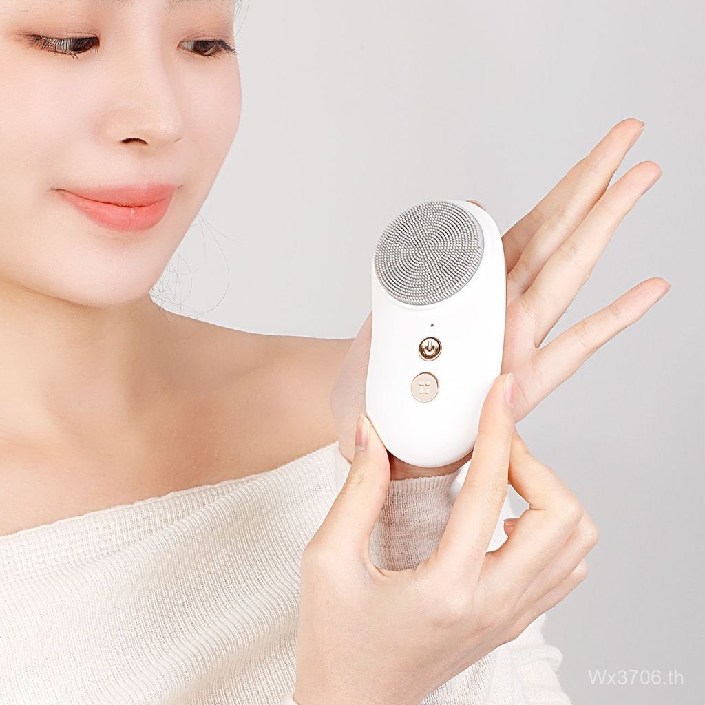 อัลตราโซนิกทําความสะอาดประคบร้อนนวดล้างหน้าแปรงสิวหัวดําความงามใบหน้าล้างตราสารทําความสะอาดผิวหน้าเค