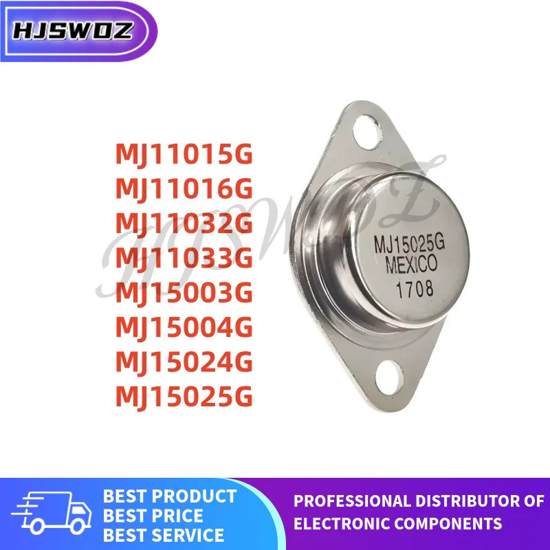 5PCS MJ15025G MJ15024G MJ11016G MJ11015G MJ11032G MJ15004G MJ11033G MJ15003G TO-3 Gold Sealed High P