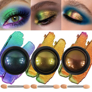 9 สี Optical Chameleon Eyeshadow Powder, สี Shimmer Chrome ส…