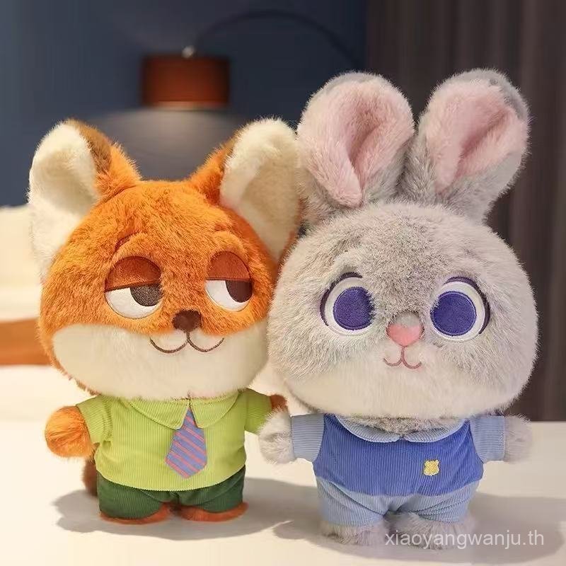 Fox Nick Doll City Judy Doll Crazy Lightning Animal Fox ของเล่นตุ๊กตาของขวัญวันเกิดสําหรับแฟน