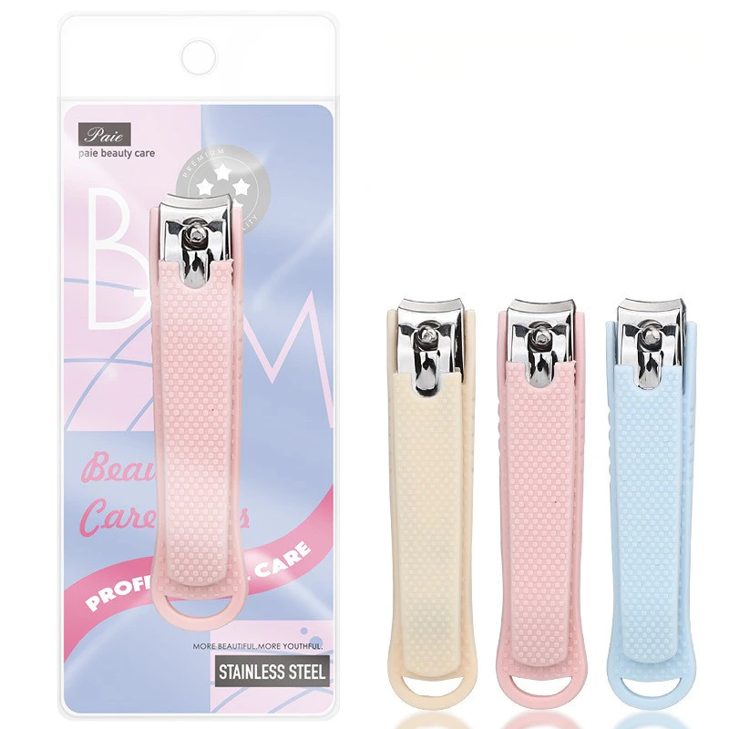 PAIE กรรไกรตัดเล็บสแตนเลส หุ้มซิลิโคนกันลื่น -NT nail