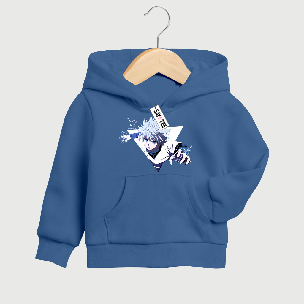 KILLUA SKY ANIME MOTIF CHILDRENS HOODIE SWETER สําหรับชุดนอนเก่า 2-12 ปี