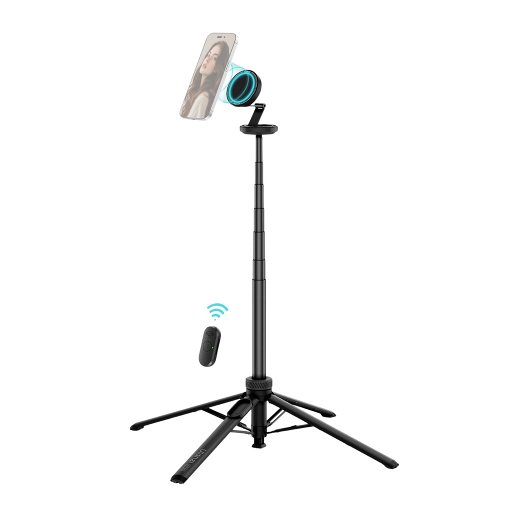 Ulanzi MT85 ขาตั้งสมาร์ทโฟน ขาตั้งมือถือ ไม้เซลฟี่ กางอัตโนมัติ แม่เหล็ก 2 ด้าน รีโมทบลูทูธในตัว