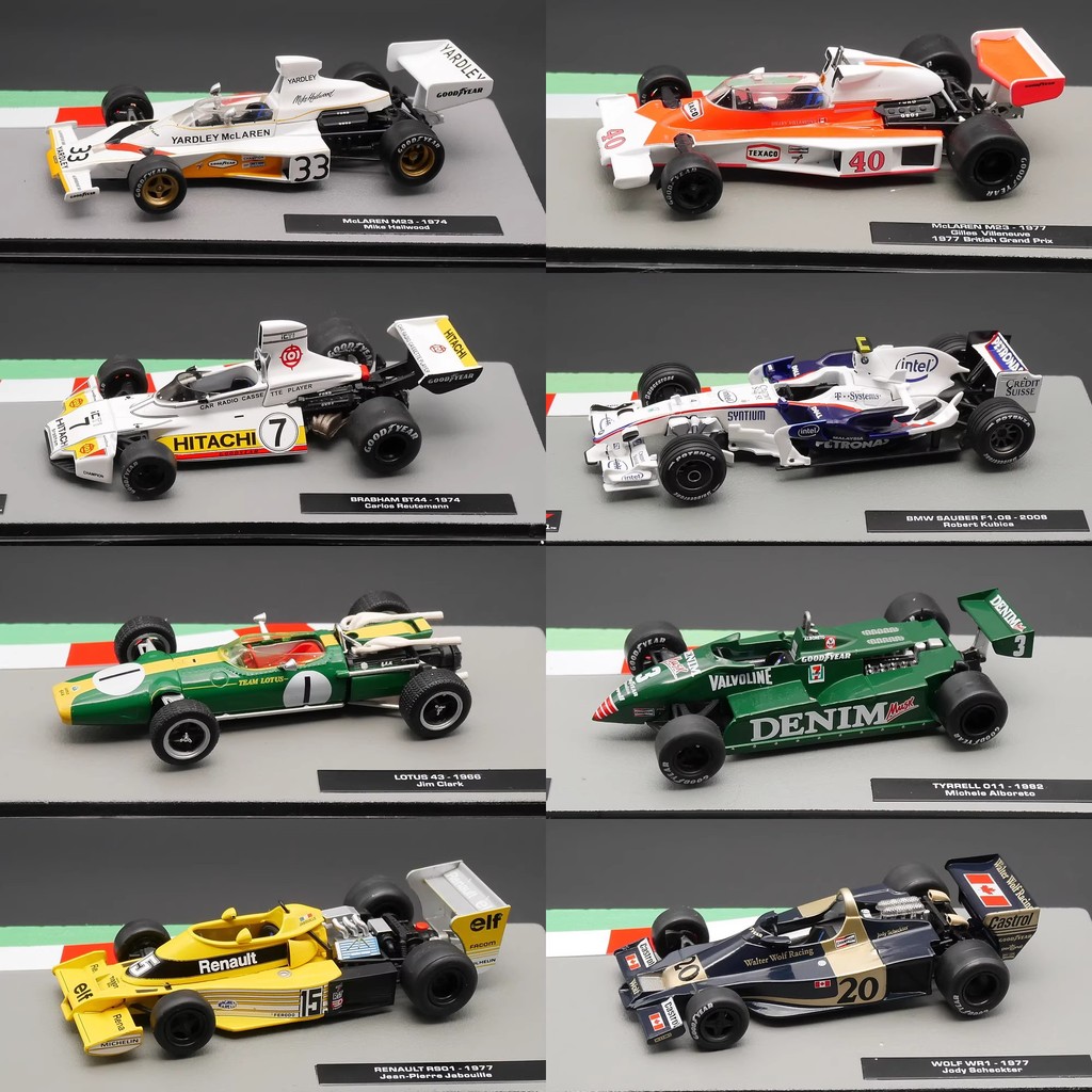 Ixo 1:43 F1 Game รถโลตัส Mclaren BMW Tyrrell Renault
