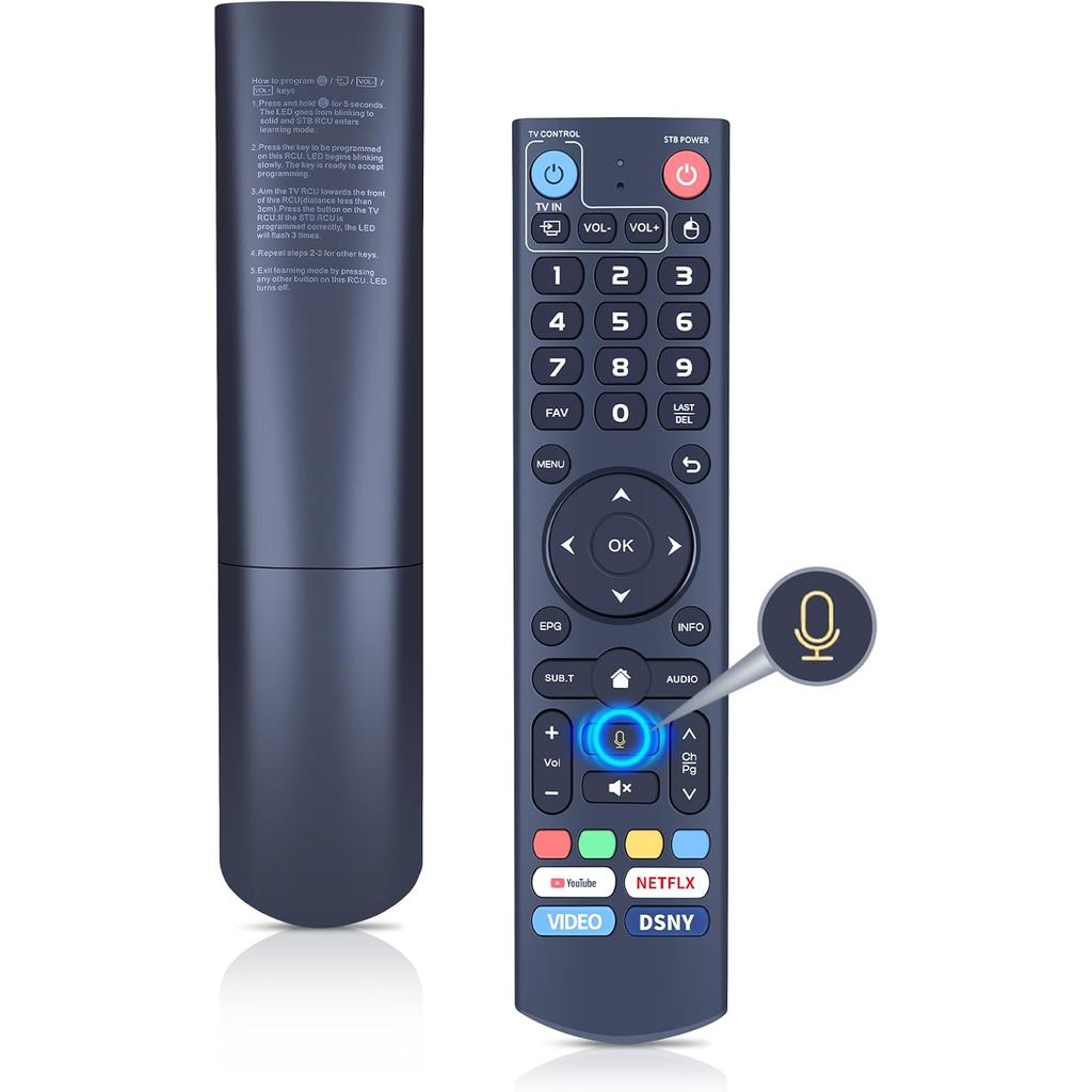 ใหม่ V3 Pro Voice รีโมทคอนโทรลทดแทนสําหรับ vSeeBox V5 Pro / V3 Plus / V3 Pro / V2 / V2 Pro / V1 / V1