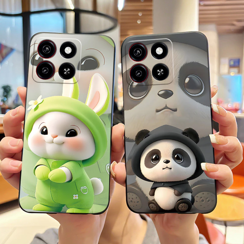 เคสโทรศัพท์สําหรับ ZTE Blade A35/A55 ซิลิโคนอ่อนนุ่มสีดํากรณีรูปแบบดูดี Love Beach, Snow Mountain เคสกันกระแทก