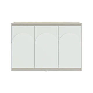 SB Design Square ตู้เตี้ยเก็บของ รุ่น Penny A ขนาด 120 ซม. สีขาว (120x40x80 ซม.) แบรนด์ KONCEPT FURNITURE