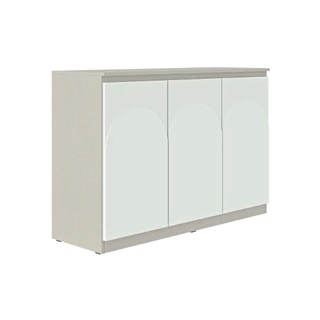 SB Design Square ตู้เตี้ยเก็บของ รุ่น Penny A ขนาด 120 ซม. สีขาว (120x40x80 ซม.) แบรนด์ KONCEPT FURNITURE